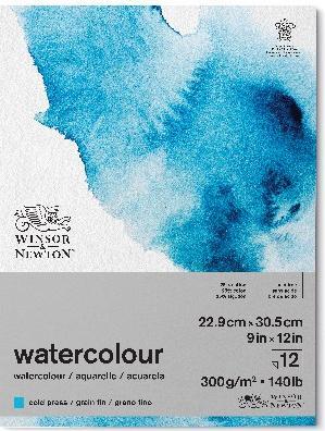 Winsor & Newton Watercolour pad cold 300g 23x31cm, 12 pages (300 g/m², 1x)