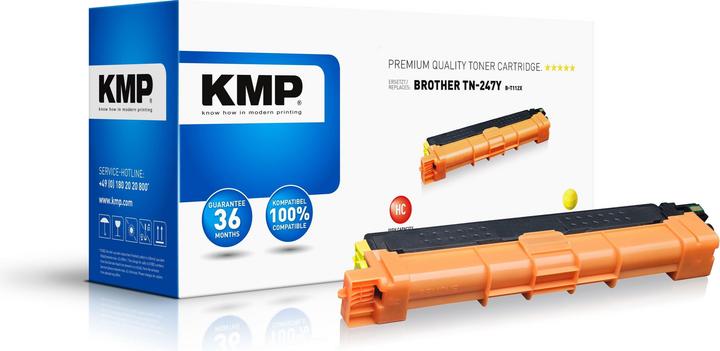 Actual product image KMP Toner replaces TN247Y (Y)