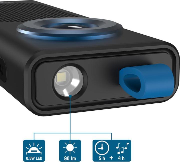 Actual product image Ansmann WL500R Work Light with COB LED and Speaker (500 lm)