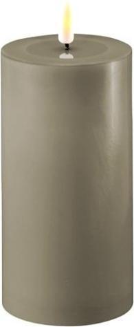 Deluxe Homeart Bougie ronde LED - Sable 7,5 x 15 cm (1 x)