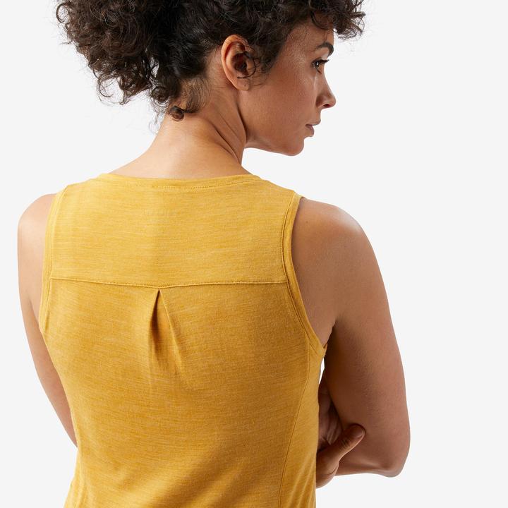 Produktbild Forclaz Merino-Tanktop Damen - Merino Fresh gelb (XL)