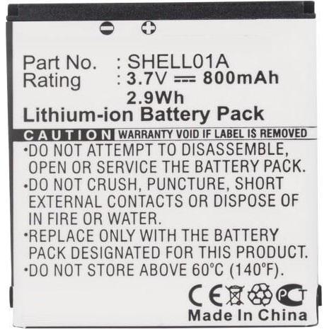 CoreParts Battery for Doro Mobile (1 Zellen, 800 mAh), Notebook Akku, Schwarz