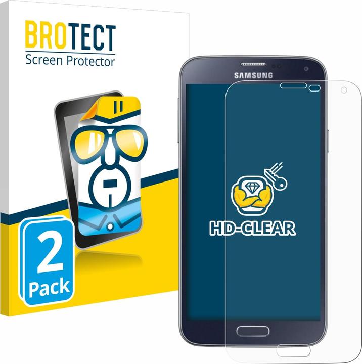 Actual product image BROTECT Screen Protector Clear (2 Piece, Samsung Galaxy S5 Neo)