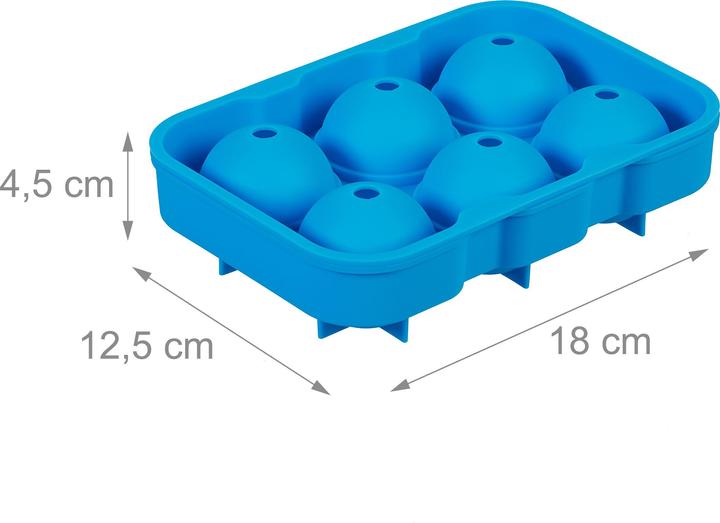 Produktbild Relaxdays 2x Eiswürfelform