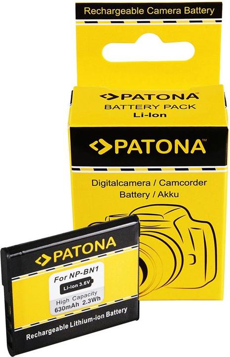 Actual product image Patona Battery f. Sony NP-BN1 (Camera battery)