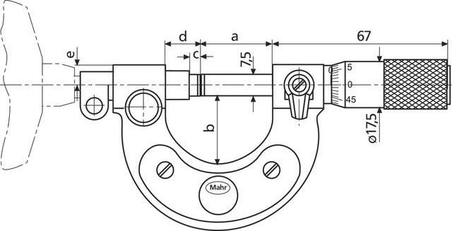 Actual product image Mahr Micrometer micrometer