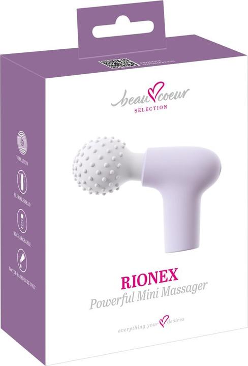 Actual product image Beau Coeur RIONEX Mini Massager