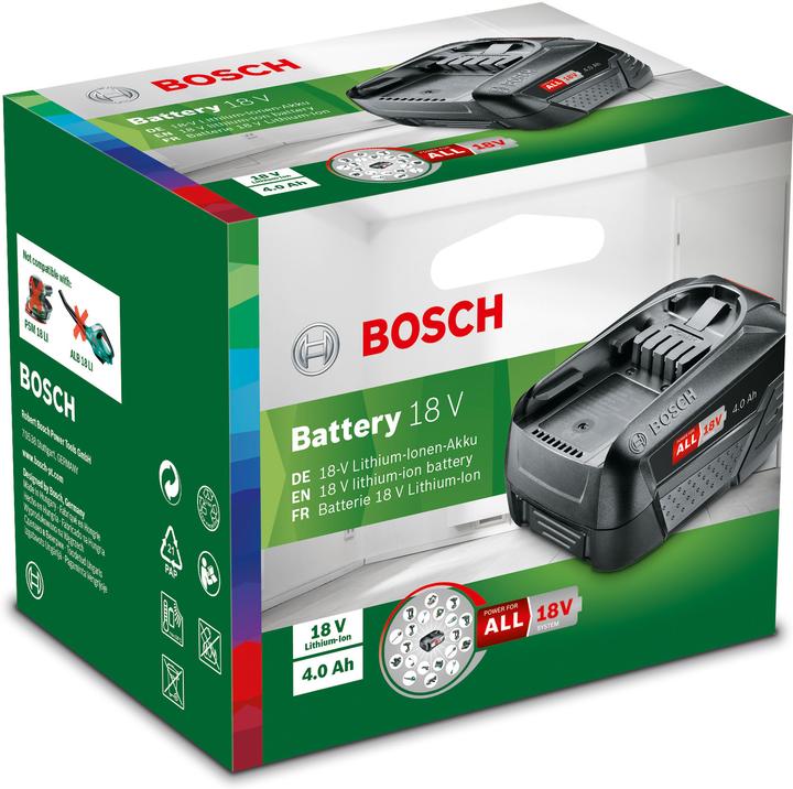 Actual product image Bosch Home & Garden PBA 18V battery pack (1x4.0Ah) (18 V)