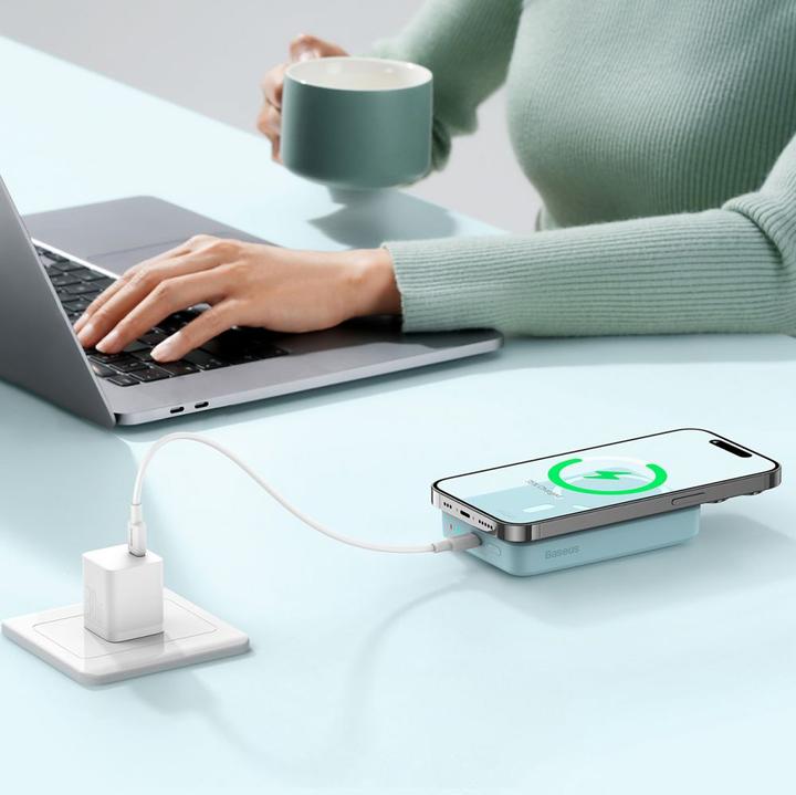 Immagine prodotto Baseus Magnetic Wireless Powerbank (10000 mAh, 30 W, 23.10 Wh)