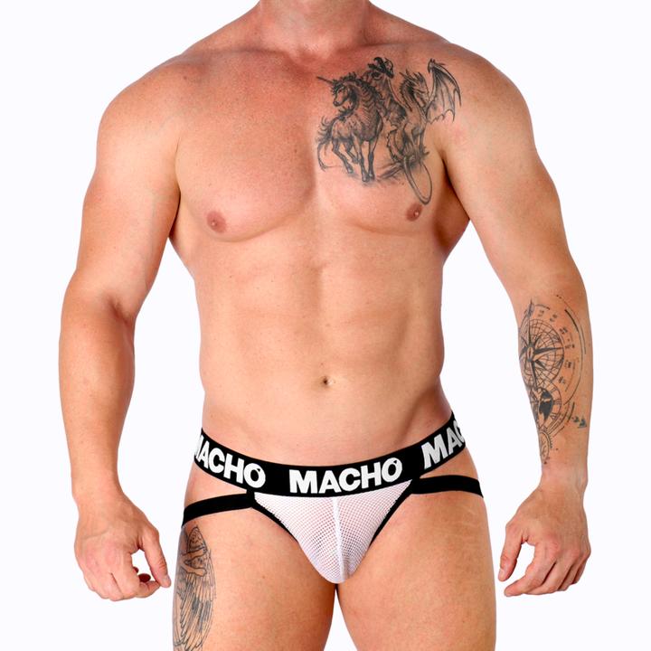 Produktbild Macho Underwear MACHO - MX26X1 JOCK NET WEISS XL (XL)