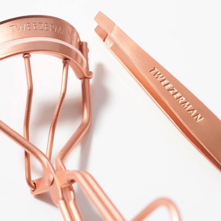 Produktbild Tweezerman Rose Gold Lash and Brow Grooming Set