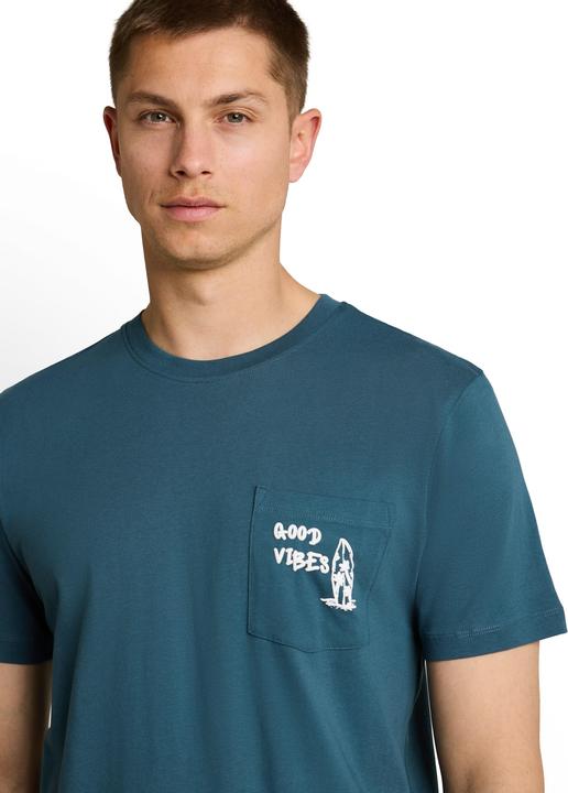 Produktbild Tom Tailor T-Shirt mit Brusttasche mit Print (S)