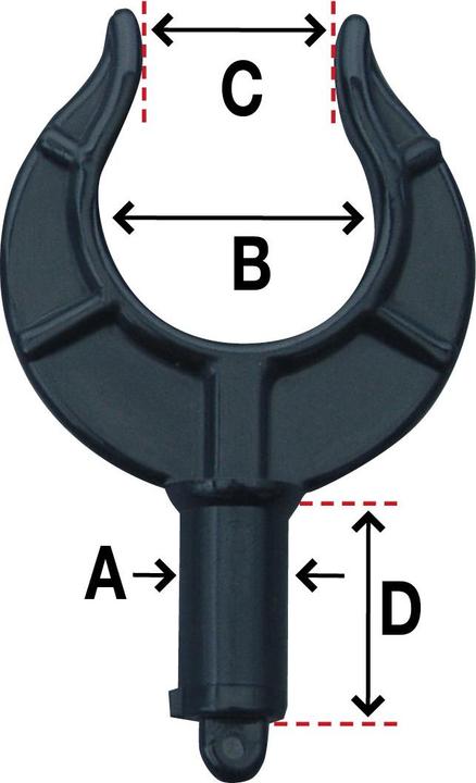 Actual product image Egalis Rowing fork nylon black