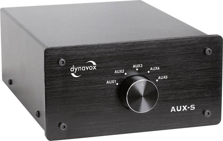 Produktbild Dynavox AUX-S Cinch-Audio-Switch Schwarz