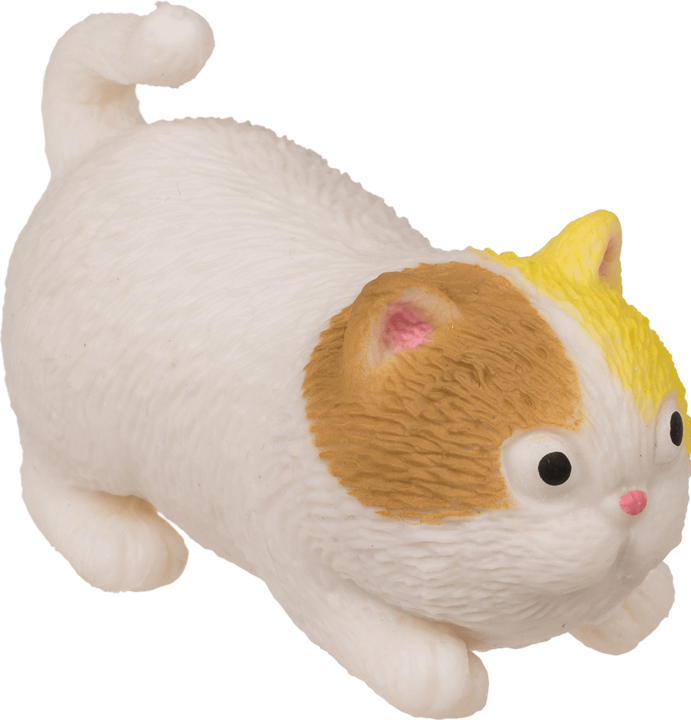 Produktbild Out of the blue Anti Stress Stretch Tier Katze weiss (6 cm)