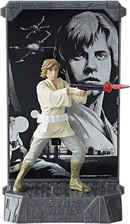 Immagine prodotto Star Wars Una Nuova Speranza 40° Anniversario Titanio Nero Serie 1 Luke Skywalker Azione Die Cast