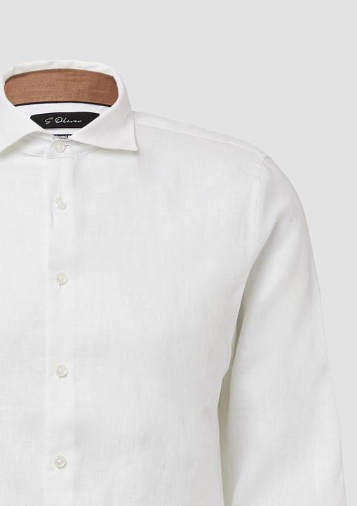 Immagine prodotto S.Oliver Hemd Tailored Fit: Langarmhemd aus Leinen mit elegantem Glanz (40)