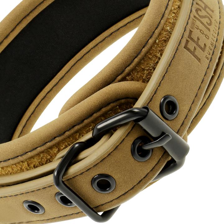 Actual product image Fetish submissive Collar & Leash vegan leather