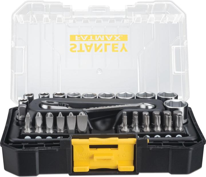 Productafbeelding Stanley Dopsleutelset Pro STACK 1/4, 37 stuks (1/4")