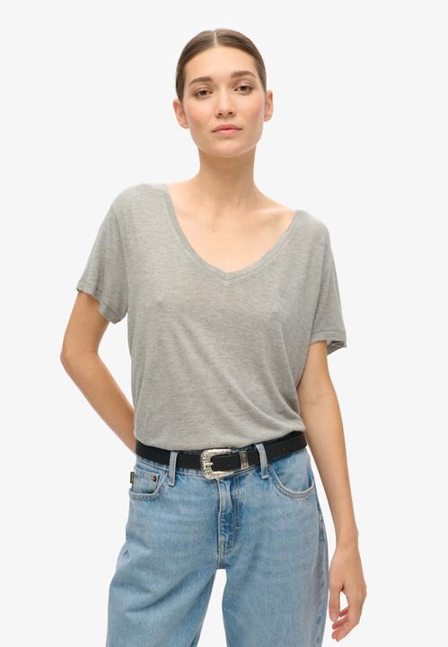 Actual product image Superdry Studios Slub Emb Vee Tee