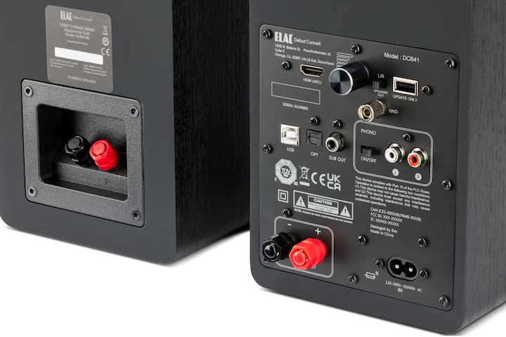 Actual product image ELAC Debut ConneX DCB41 active stereo speaker set *blue* (1 pair)