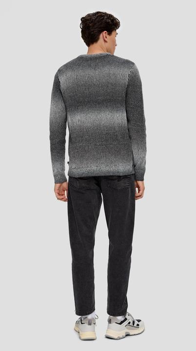 Image du produit s.Oliver Strickpullover Strickpullover mit Rippblende (M, XL)