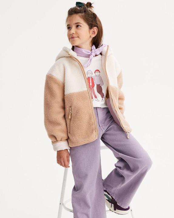 Produktbild La Redoute Collections Teddyfleece-Jacke mit Kapuze (122)