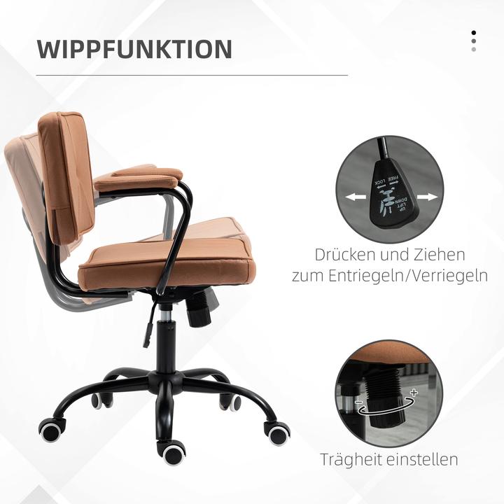 Immagine prodotto Vinsetto Sedia da ufficio con rotelle