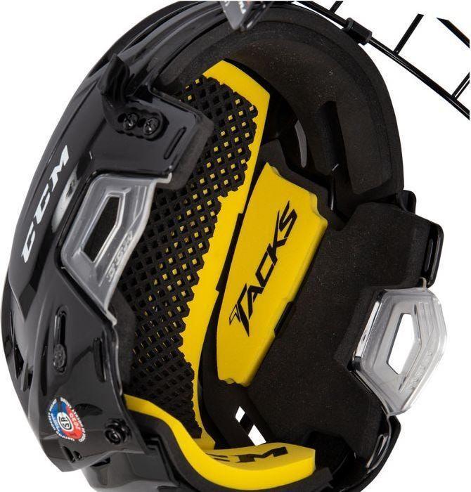 Actual product image CCM Tacks 210 SR Hockeyhelm mit Käfig (Rot, S) (S)