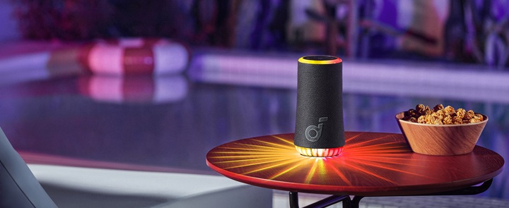 Immagine prodotto soundcore Głośnik Glow Czarny (18 h, Porta USB)