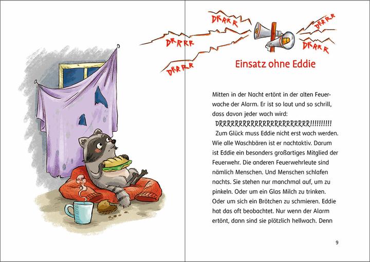Produktbild Loewe Die Tier-Feuerwehr (Band 1) - Ein Waschbär greift ein (Deutsch, Larisa Lauber, Vanessa Walder, 2025)