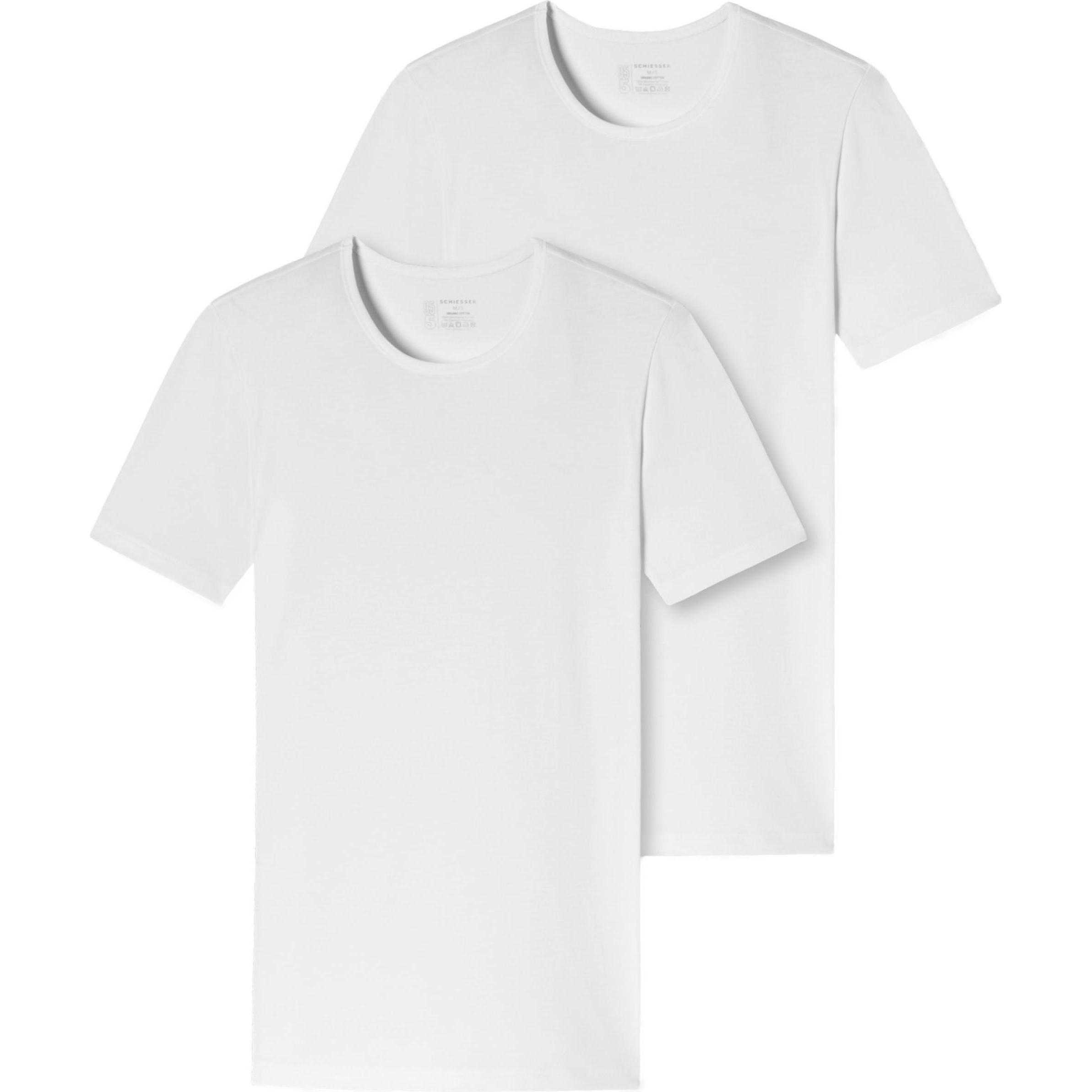 Schiesser, Herren, Shirt, T-Shirt, Weiss, (M)