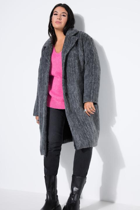Produktbild Studio Untold Mantel, oversized, Flausch, Reverskragen