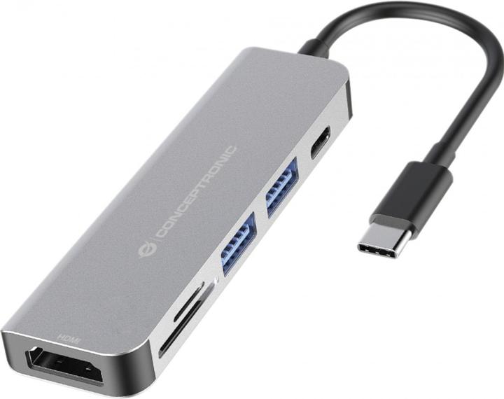 Produktbild Conceptronic DONN02G (USB-C, 6 Ports)