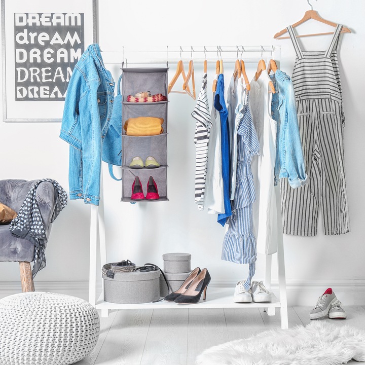 Actual product image Relaxdays Hanging shelf Wardrobe