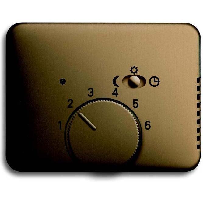 Busch-Jaeger Zentralscheibe für Raumtemperaturregler 2CKA001710A3558, Taster + Schalter, Bronze
