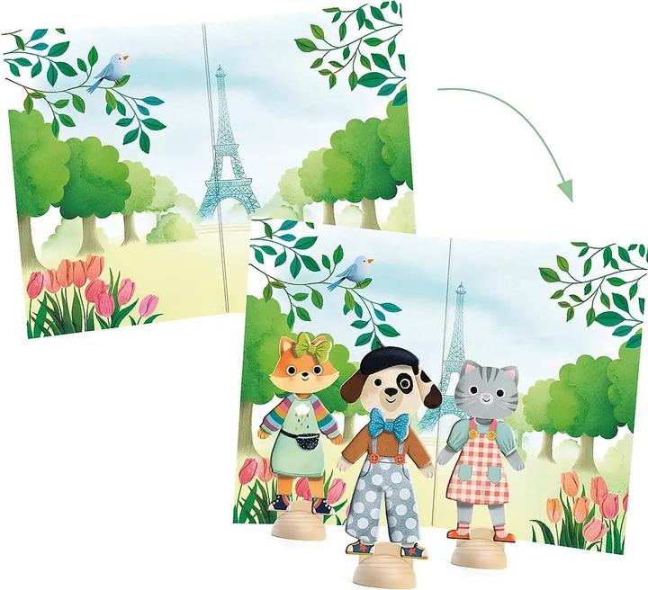 Image du produit Djeco Stickercollage Bonjour Paris