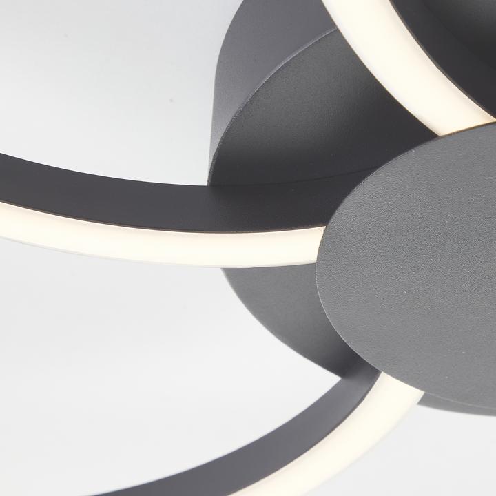 Produktbild Brilliant 65 cm, 3000 lm, dimmbar, 3000-6500 K, Aluminium, schwarz (3000 lm)