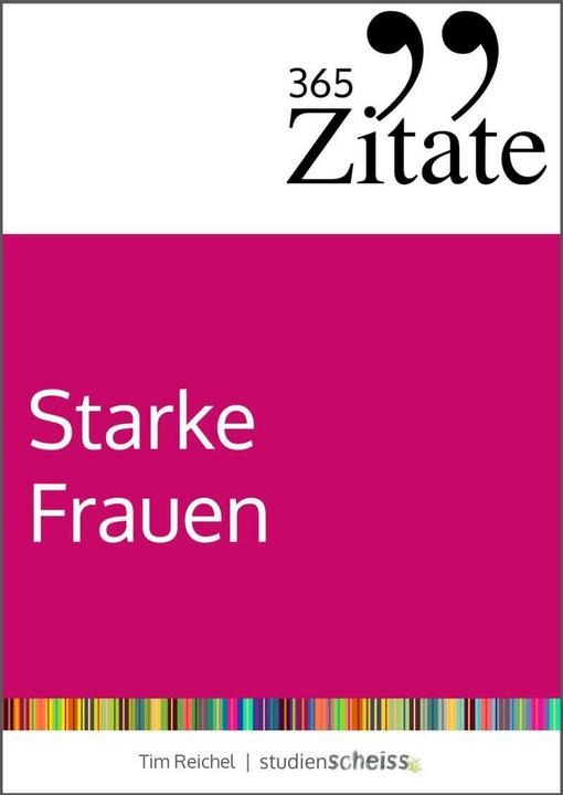 Actual product image 365 Zitate für starke Frauen (German, Tim Reichel, 2019)