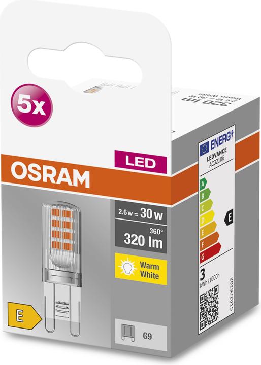 Produktbild Osram Led Base Pin G9 (G9, 2.60 W, 320 lm, 5 x, E)