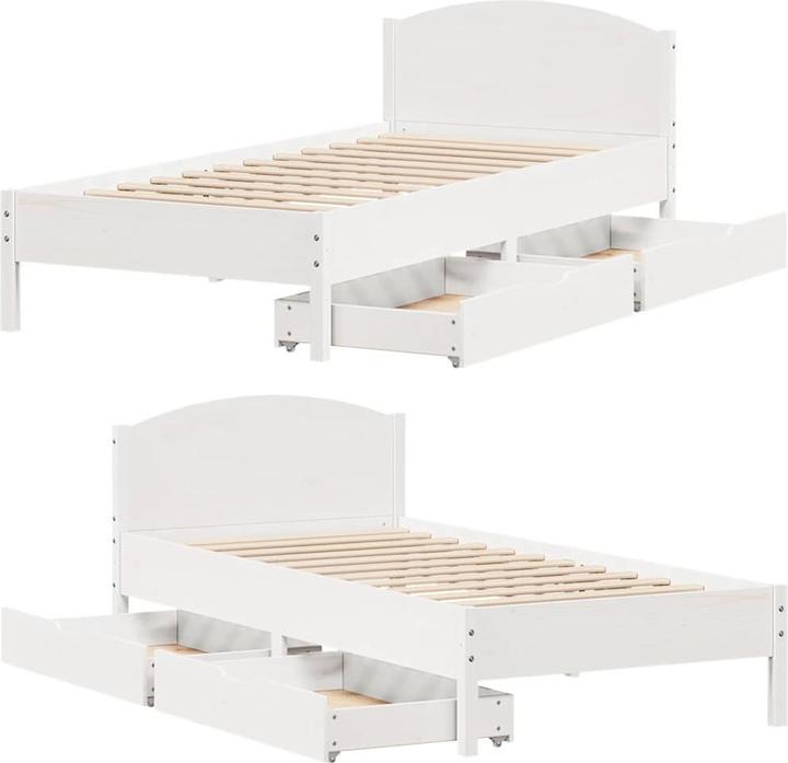 Produktbild vidaXL Bett ohne Matratze (100 x 200 cm)