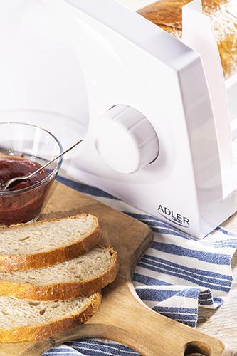 Produktbild Adler AD 4703 slicer Electric White Plastic