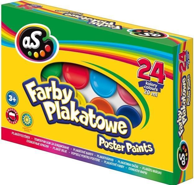Produktbild Astra Plakatfarben 24 Farben 20ml AS (Mix kolorów, 20 ml)
