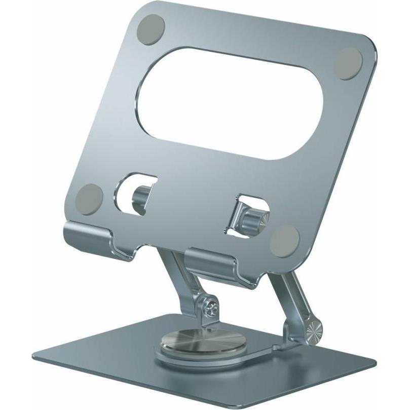 Evelatus Holders and stands Universal D68 Holder 360 Tablet Stand Aluminium Silver, Supporto per tablet, Argento