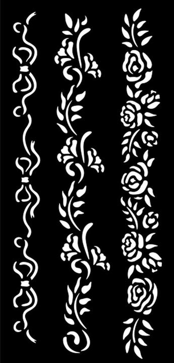 Actual product image Stamperia Schablone "Timeless - 3 Borders"