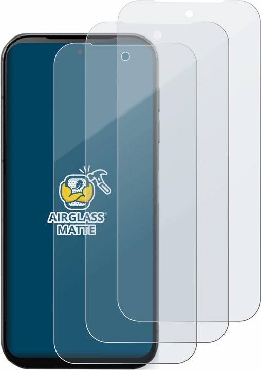 Actual product image BROTECT AirGlass Glass Matte (3 Piece, Fairphone 5)