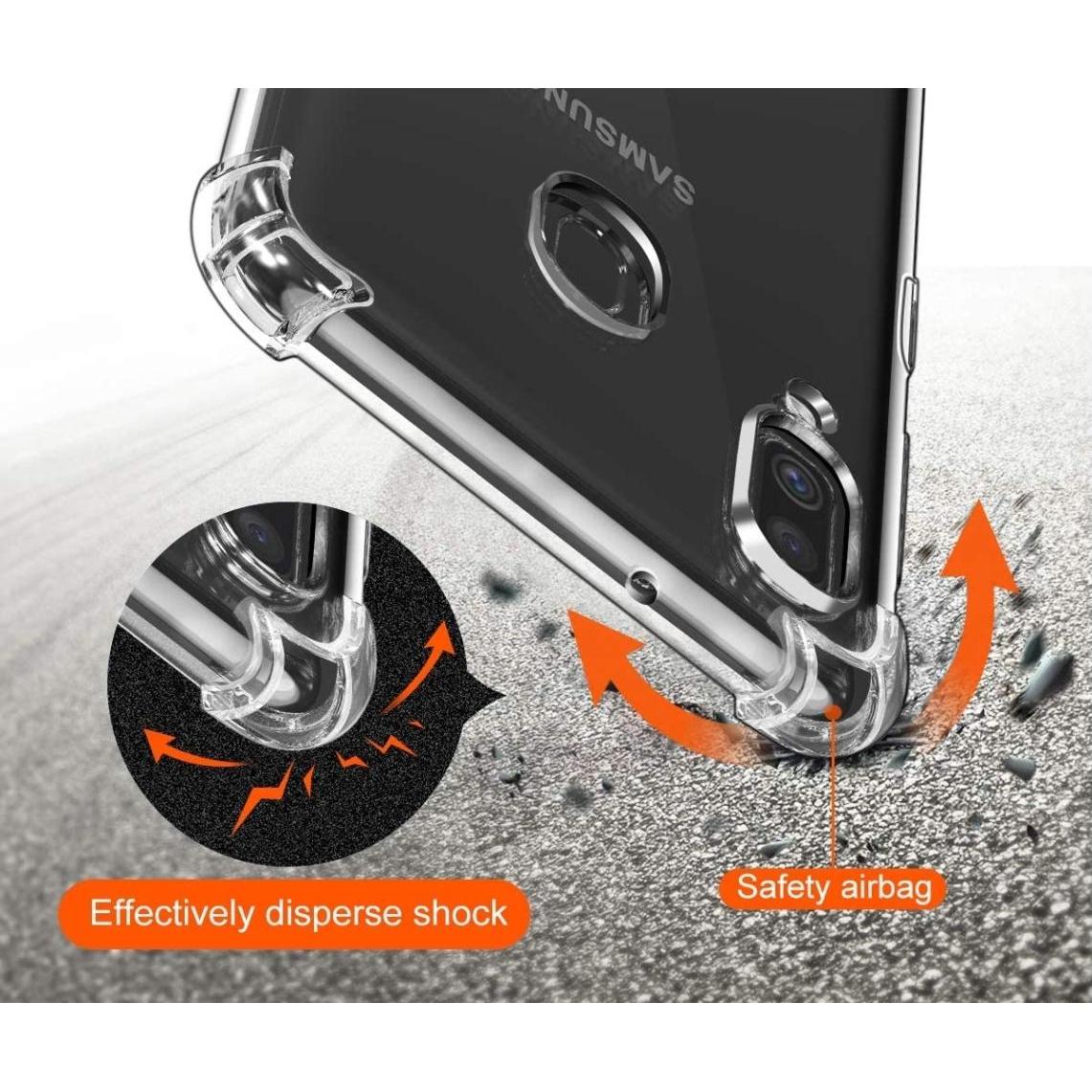 Thumbnail - Screenguard Samsung Galaxy A40 Hülle Crystal Soft Airbag Bumper (Samsung Galaxy A40), Smartphone Hülle, Transparent