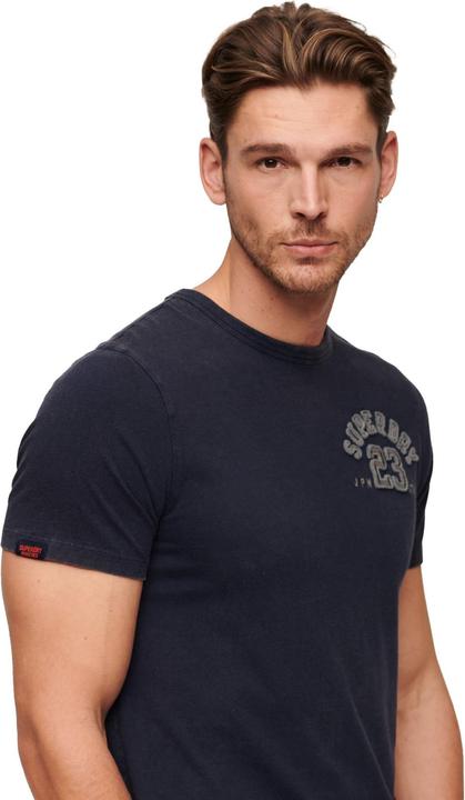 Actual product image Superdry T-Shirt Casual Bequem sitzend Vintage Athletic Chest Short Sleeve T-Shirt (M)