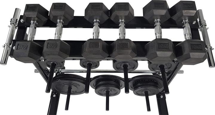 Image du produit Tunturi Hantelscheiben und Hantel Rack