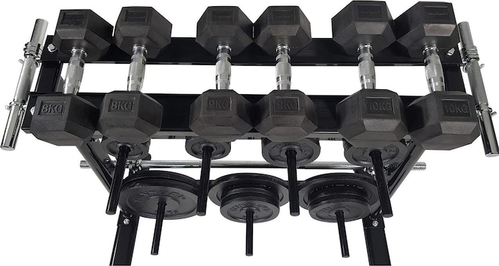 Produktbild Tunturi Hantelscheiben und Hantel Rack
